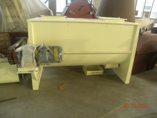 CV 7% 7.5kw Customized Horizental Animal Feed Mixer For Food, Flour Industries HJJ80