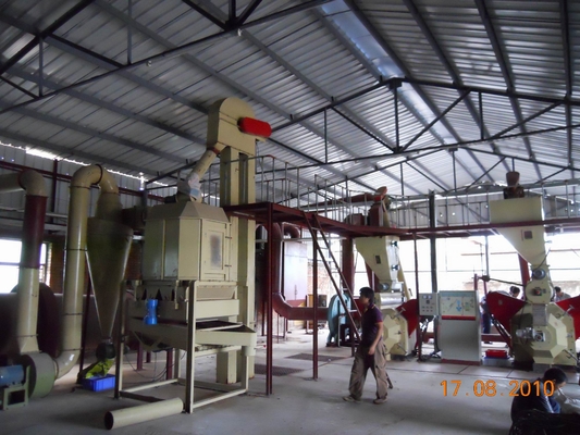 Belt - Driven Biomass Wood Pellet Production Line With Non - Stop Oil Adding System